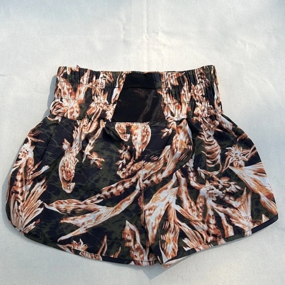 Free People The Way Home Printed Shorts
